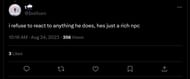 Netizens commenting on the YouTuber's call-out to Tate 3/5 (Image via Twitter)